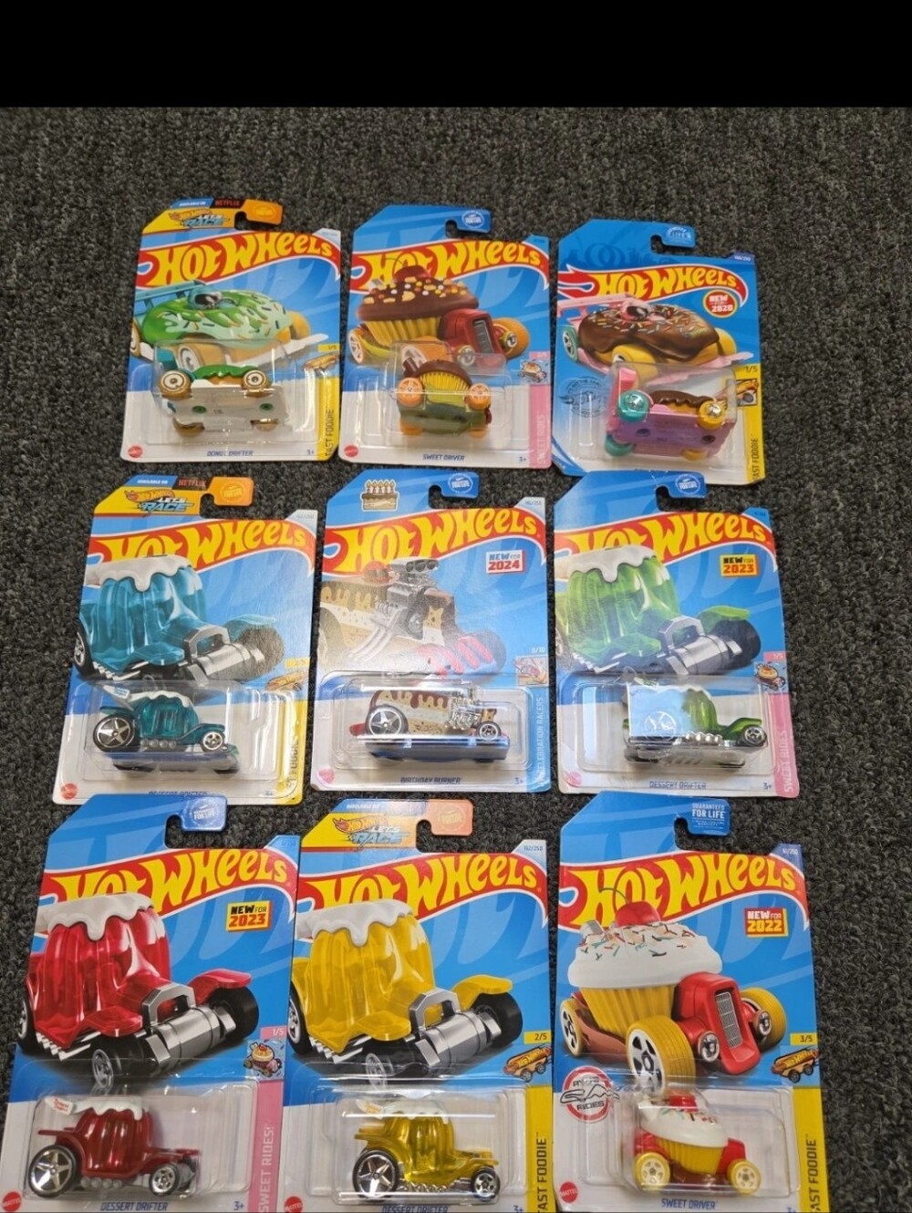 9 Dessert Hot Wheels See Pictures